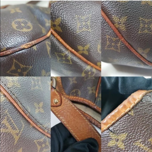 AUTH Louis Vuitton Tote bag Galliera PM Brown Monogram MI4028 On Sale Vintage LV - Picture 12 of 14